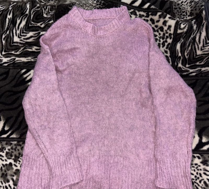 Lavender Knit Sweater
