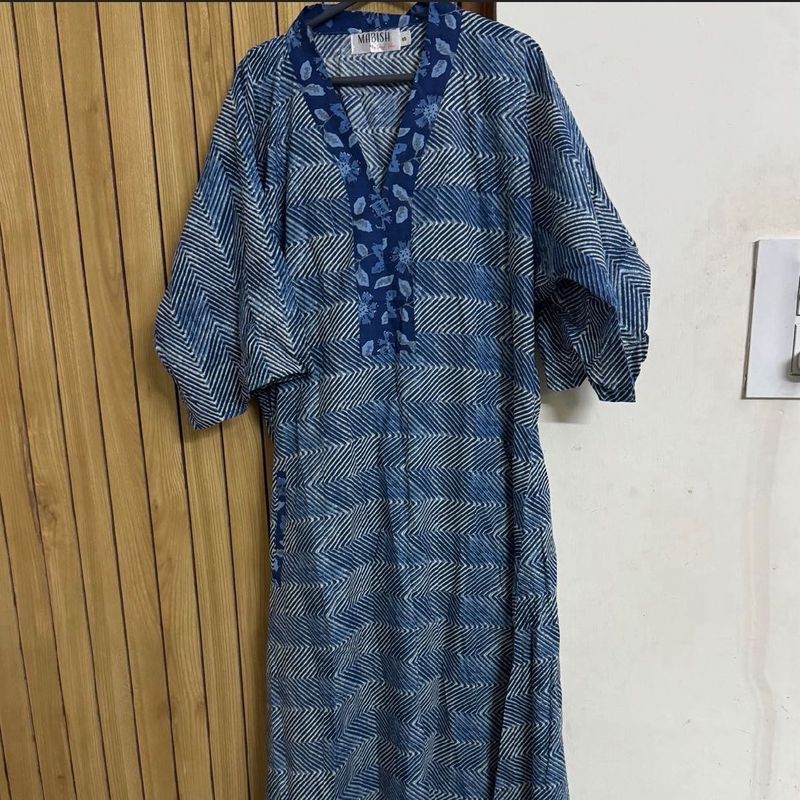 Chevron Print V-Neck Kaftan (buy1 G1)