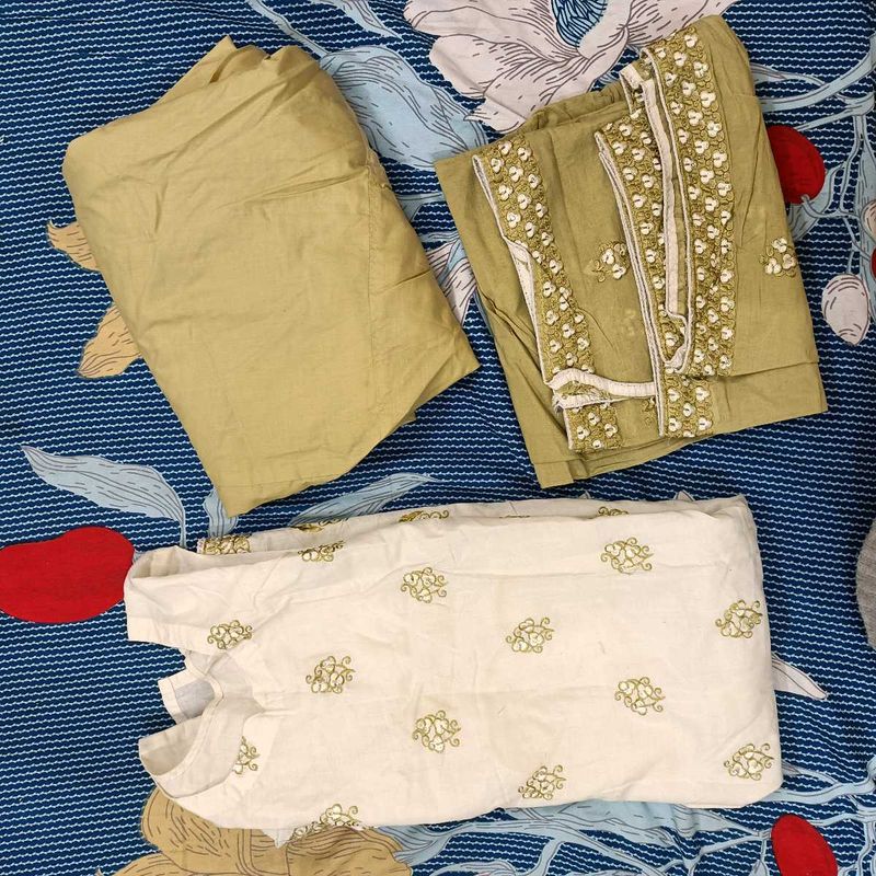 Embroidered Unstitched Suit