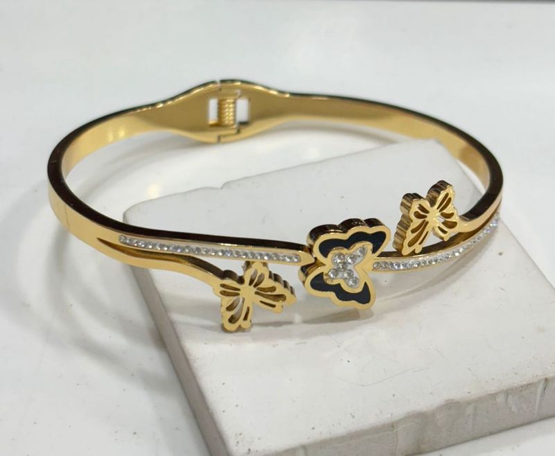 Anti tarnish  Butterfly Bangle/bracelates