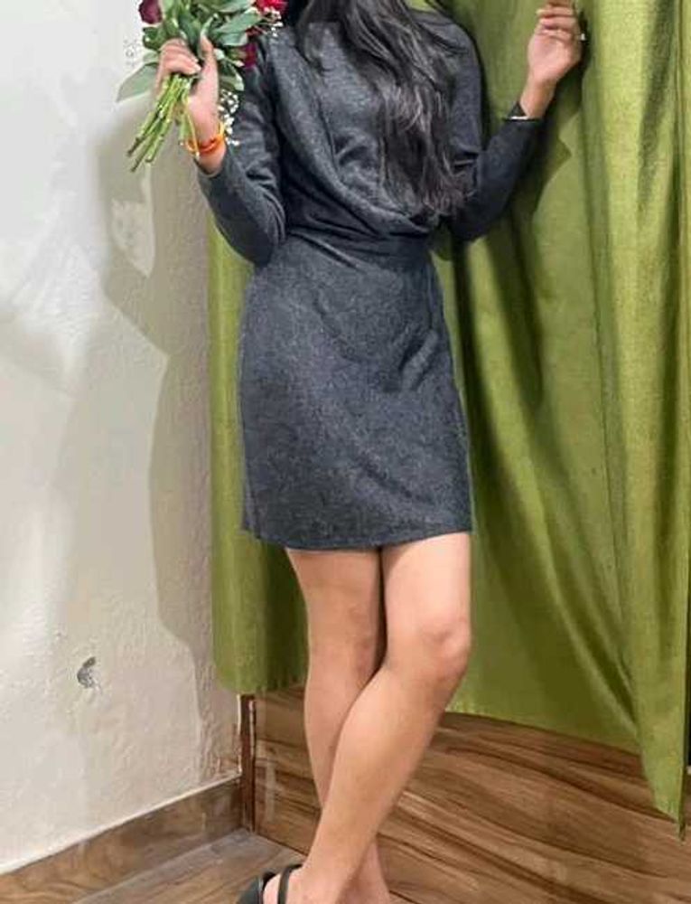 Grey Mini Dress 👗