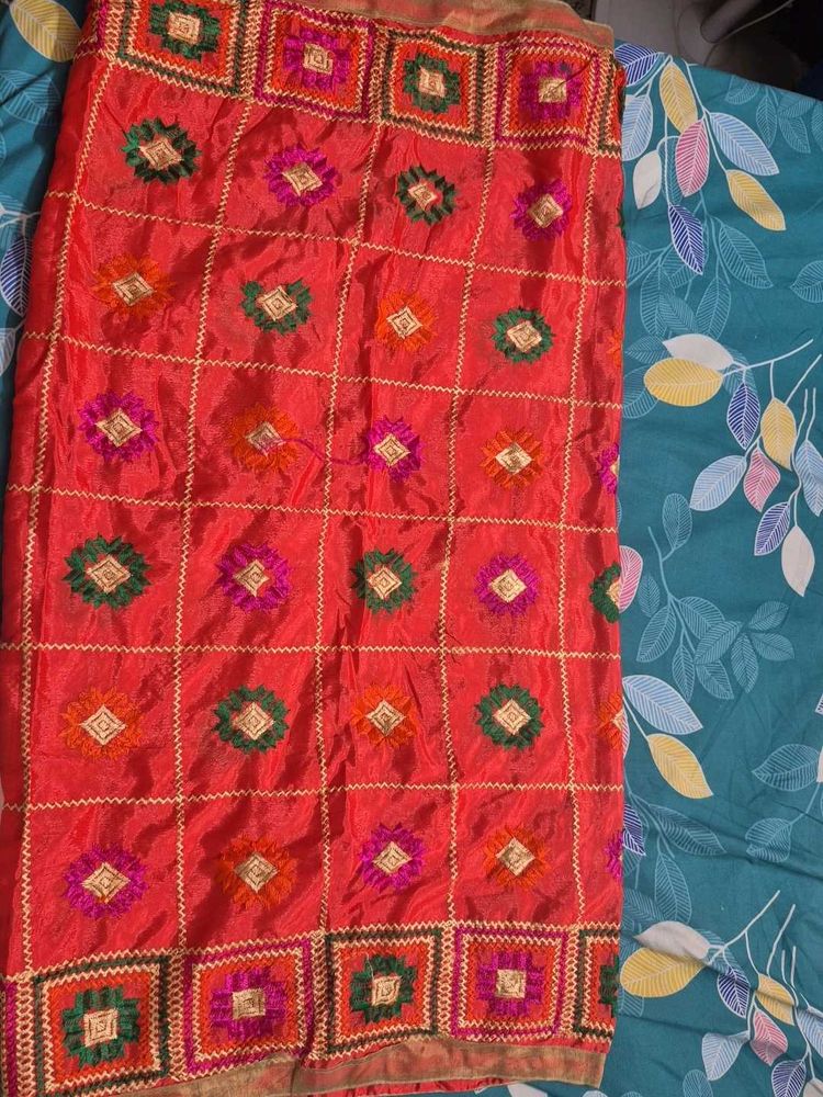 Phulkari Embroidered Dupatta