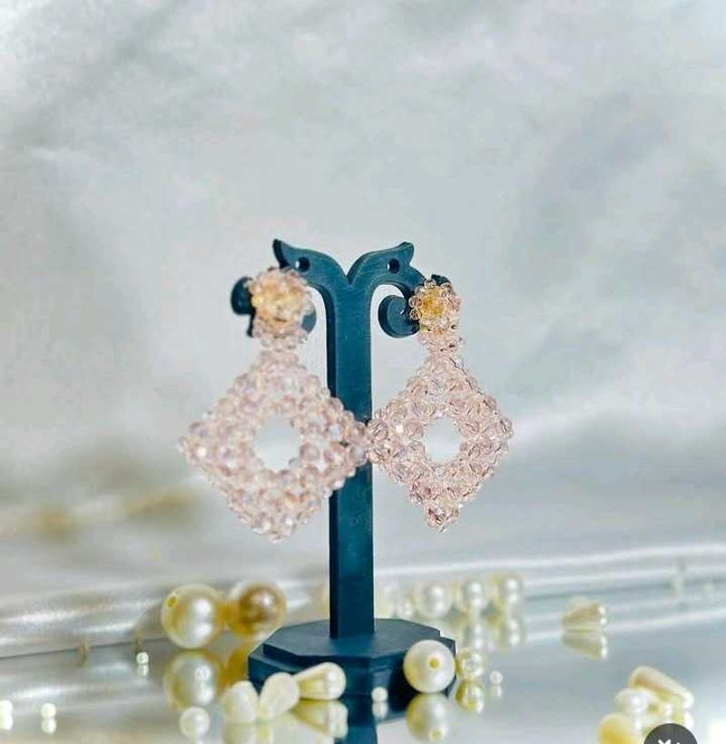 Handmade Glass Beads Earring