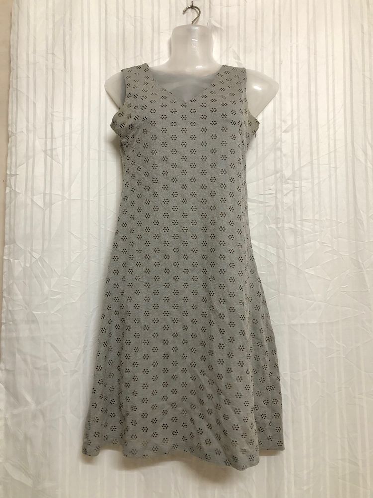 Ongle Grey Sleeveless Dress