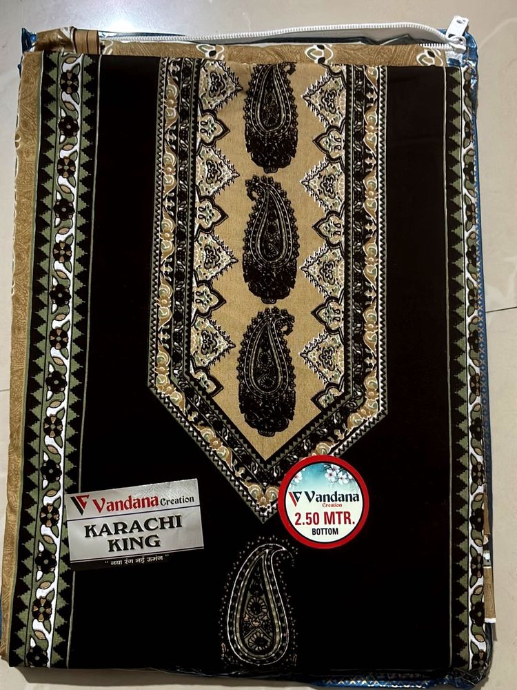 Cotton Unstitched Dress Material