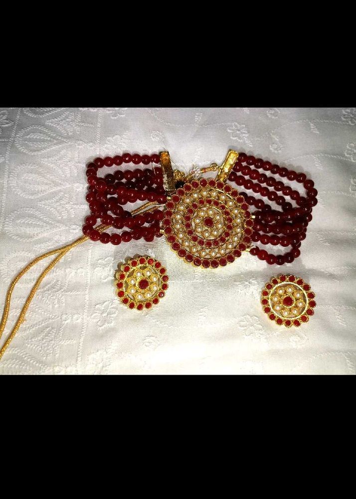 Combo Of Bracelet,Choker,Anklet, Earrings