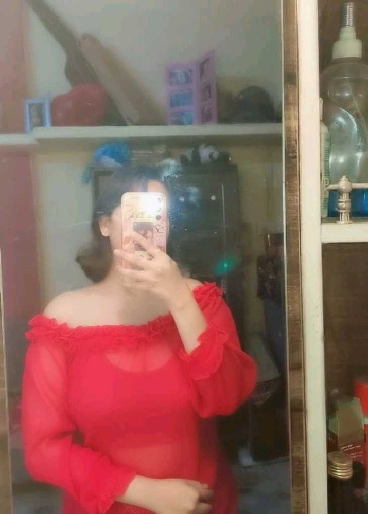 Magenta Pink Off-Shoulder Top