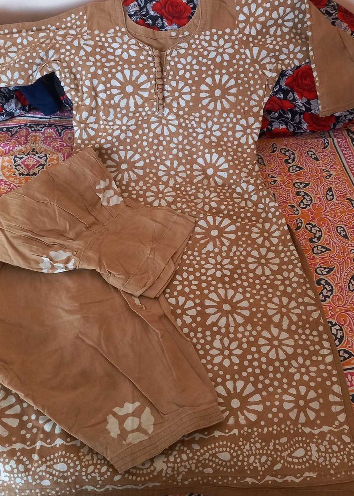 Batik Print Daily Wear Suit