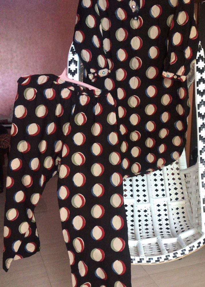 Boho Polka Dot Top &amp; Pants Set