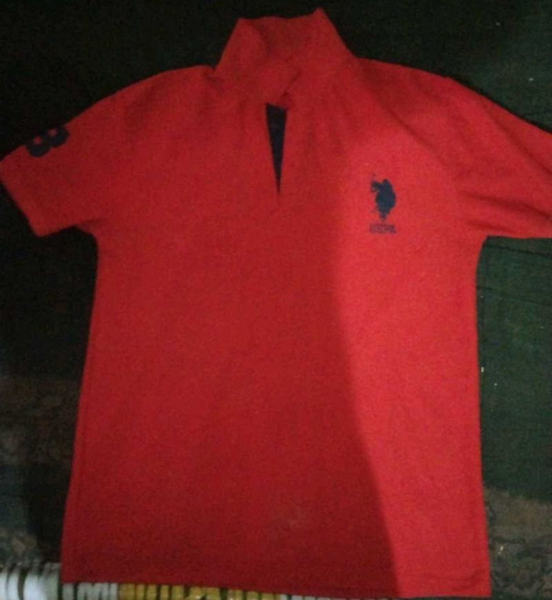 U.S. Polo Assn. Red PoloT-shirt XXL Size