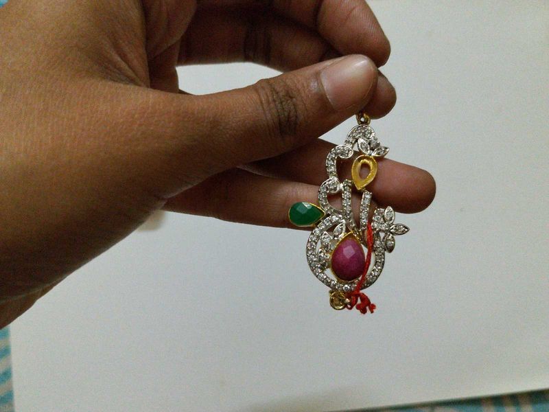 Elegant Stone Studded Pendant