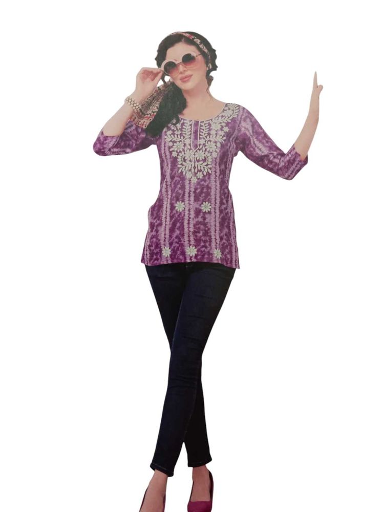 Cotton Short Kurti For Women &amp; Girls