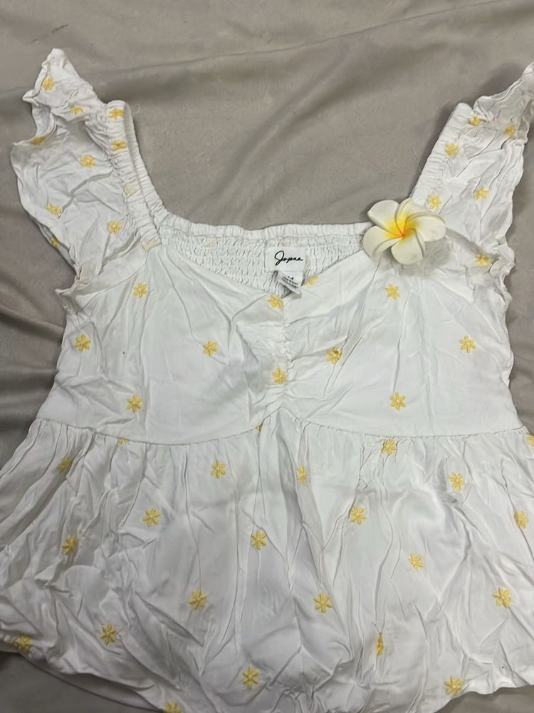 Floral Embroidered Top