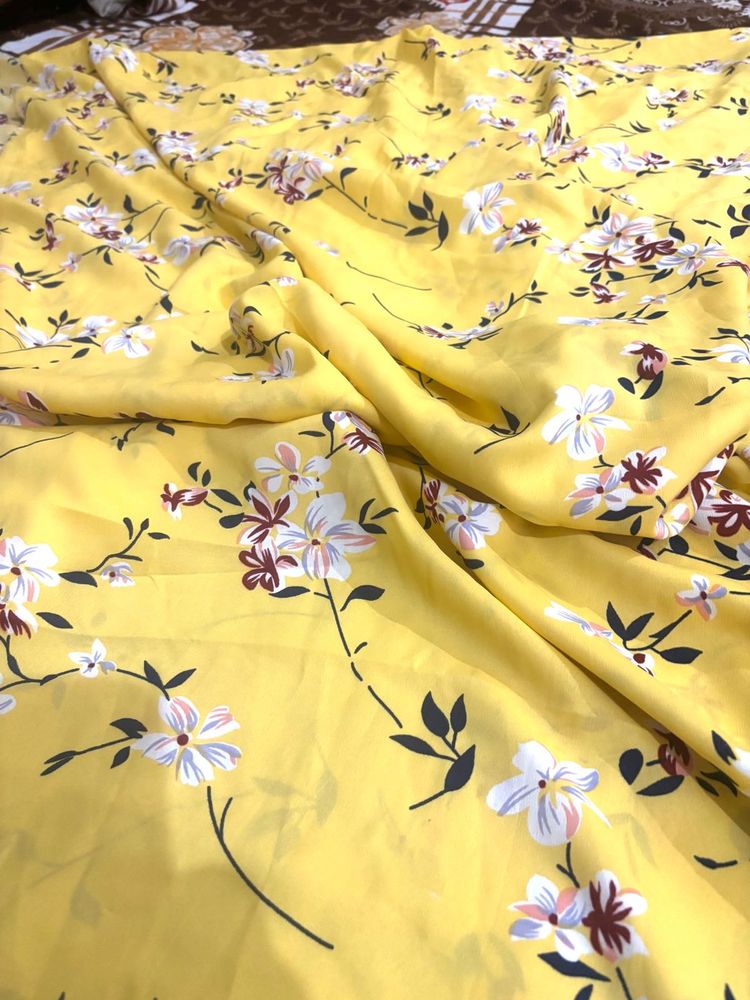 Floral Crepe Unstitched Summer Collection