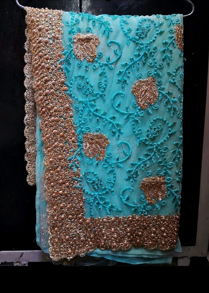 Heavy Work Net Saree