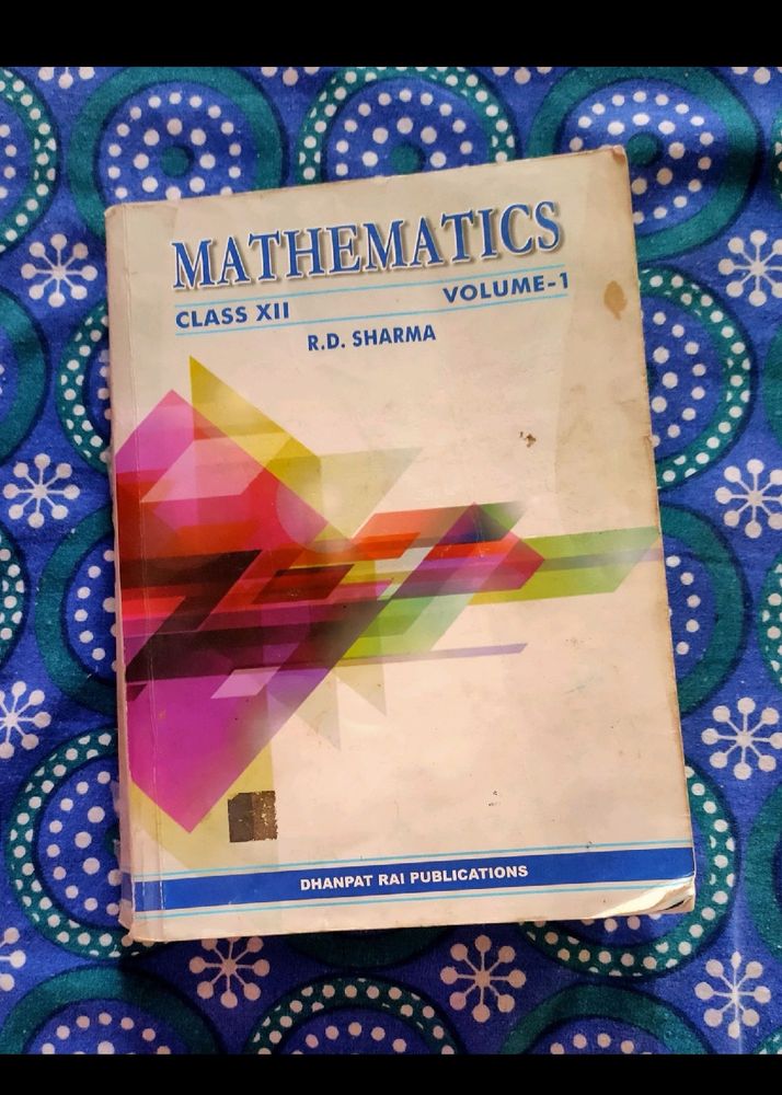 Rd Sharma Vol 1