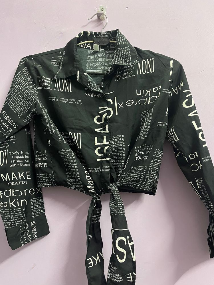 Magazine Printed Top