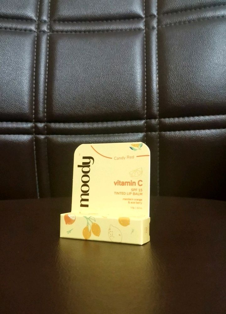 Moody Tinted Lip balm (SPF 15) Brand New