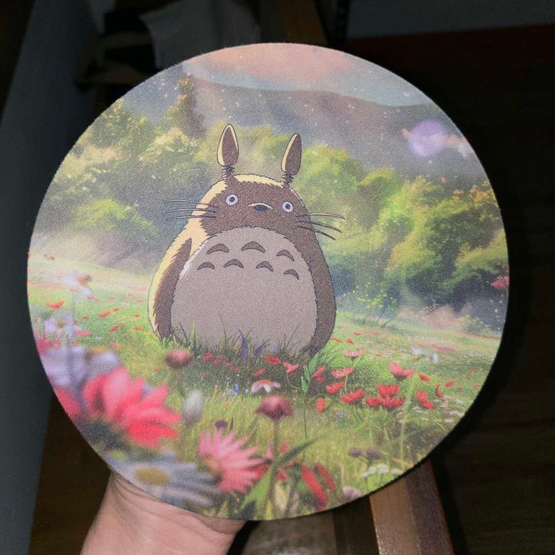 &#34;My Neighbor Totoro&#34; Circular Mouse Pad Anime