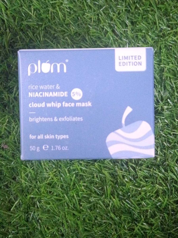 Plum Rice Water &amp; Niacinamide 5%Cloud Whip Mask