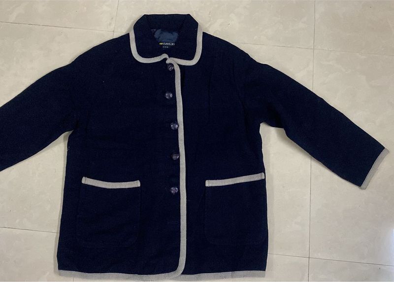 Navy Blue Korean Blazer
