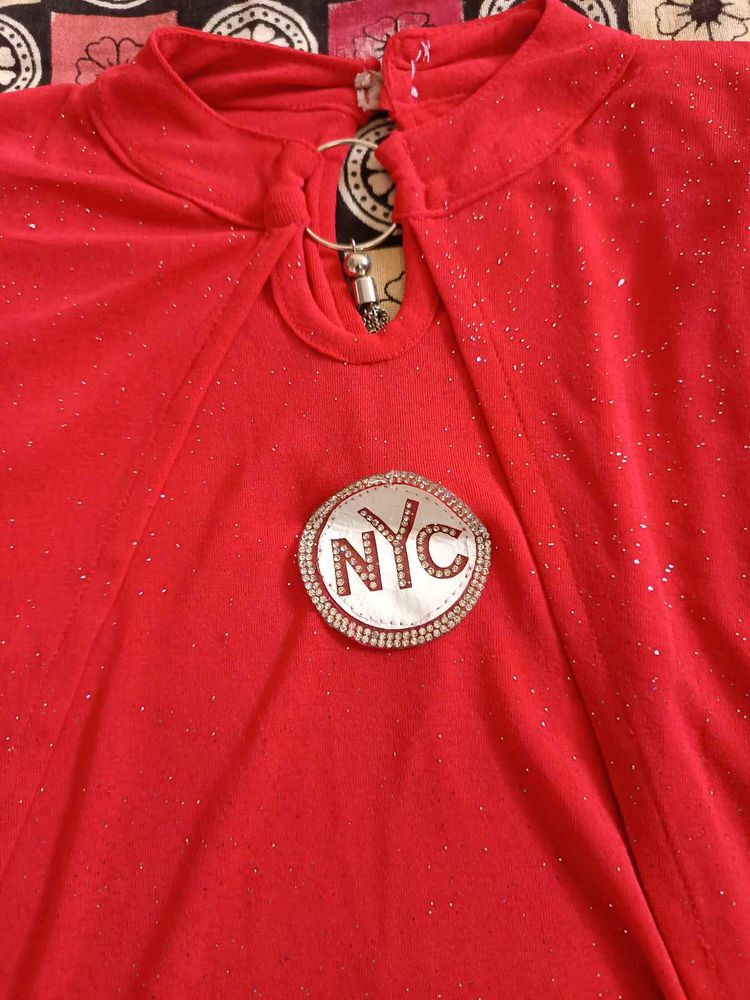 Red NYC Top