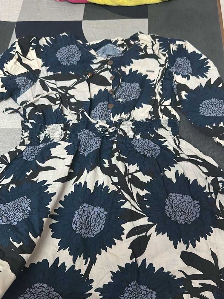 Floral Midi Dress For Women Nd Girls