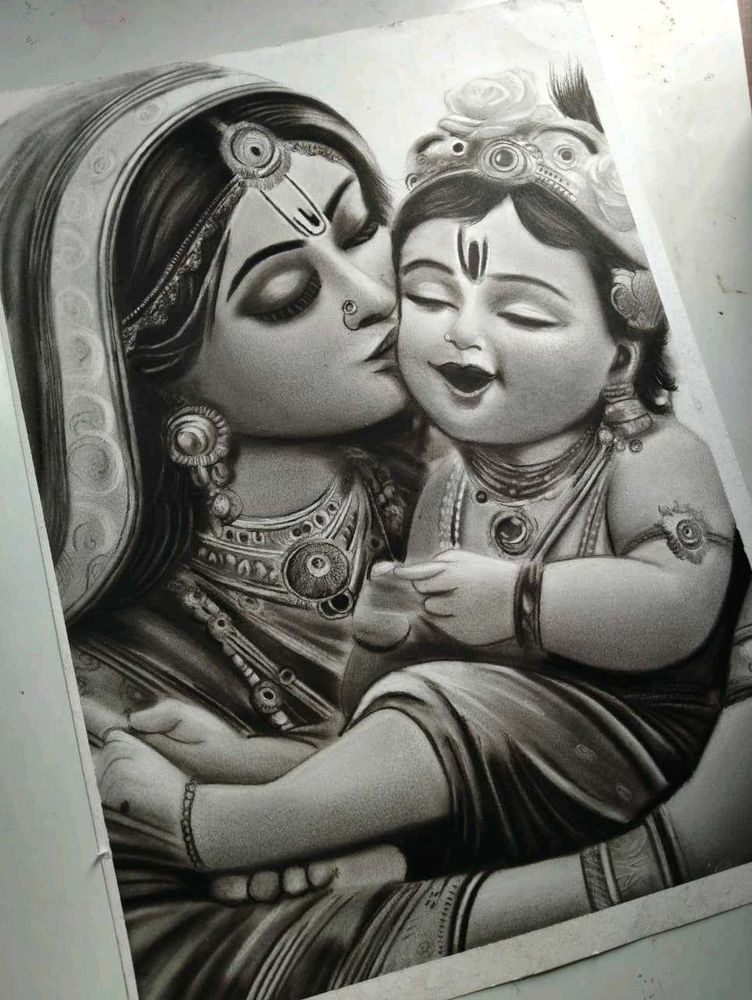 Radha Krishna Art