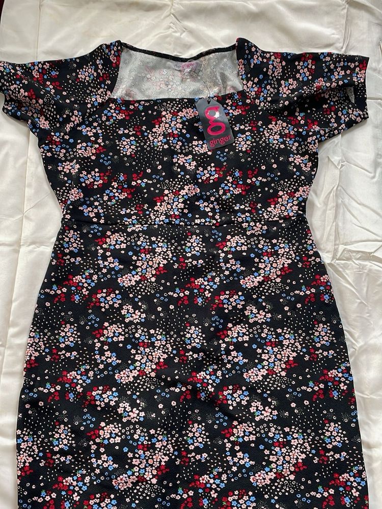 Floral Print Mini Dress
