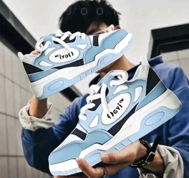 Cool Blue &amp; White Sneakers brand new.