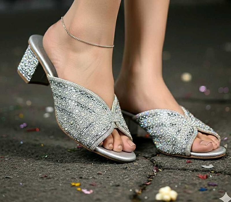 Sparkling Embellished Heels