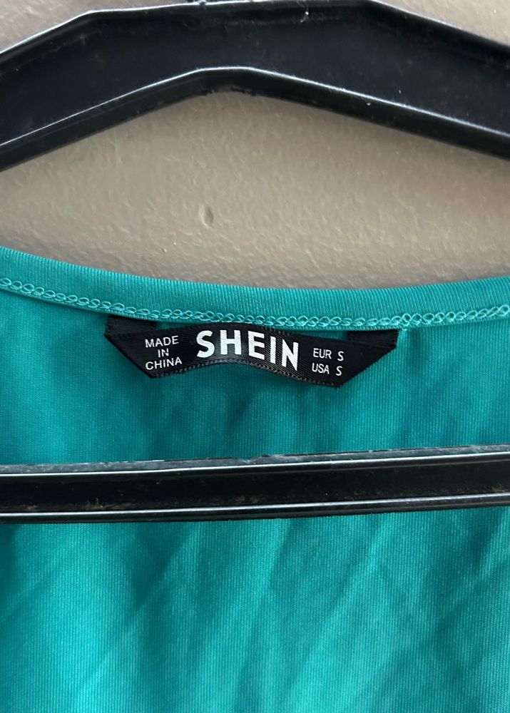 Shein Green Top Small Size