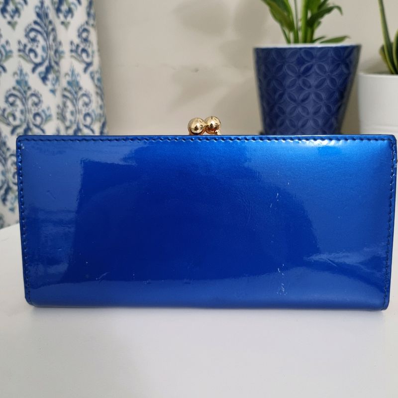 Blue Wallet/Clutch