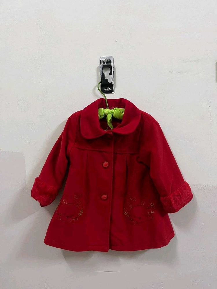 Red Girls Coat