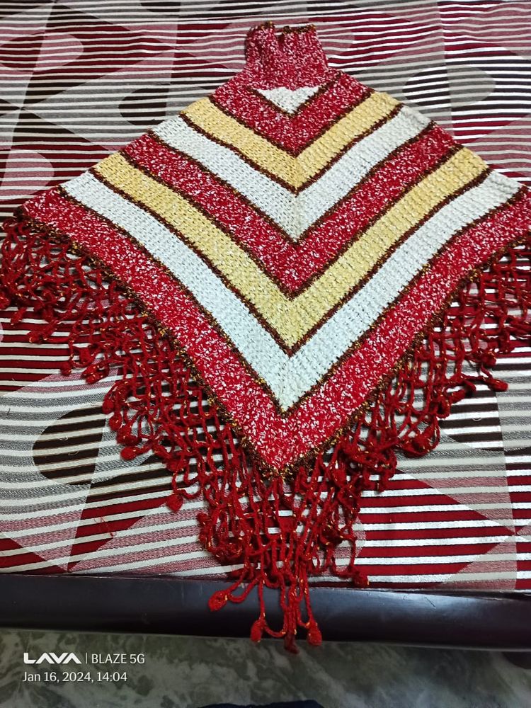 Beautiful Multi Coloured Poncho