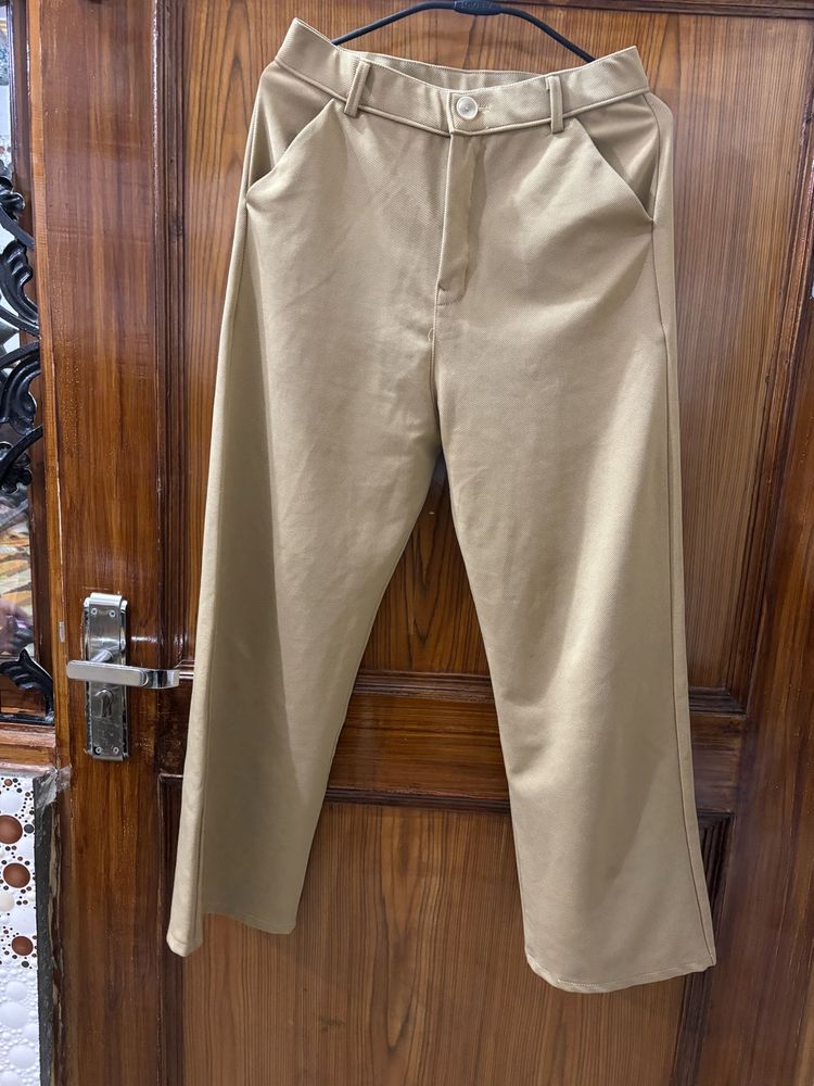 Beige color trouser