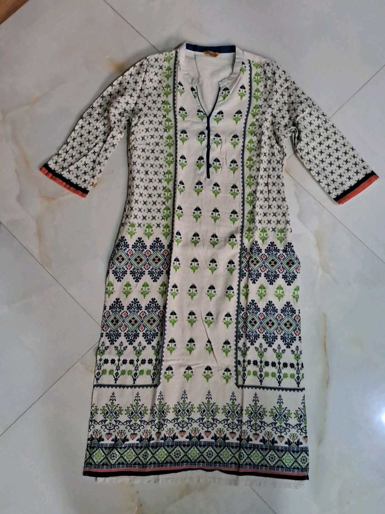 Khaki Kurta