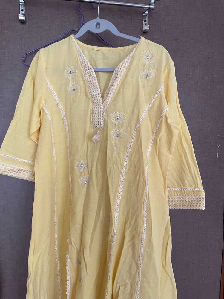 Yellow Kurta