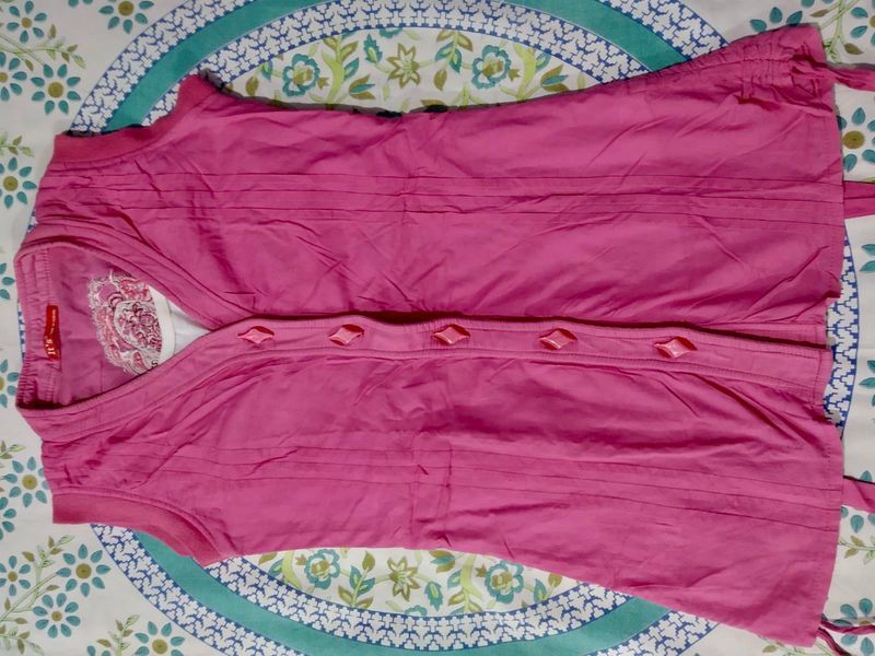 Pink Sleeveless Top