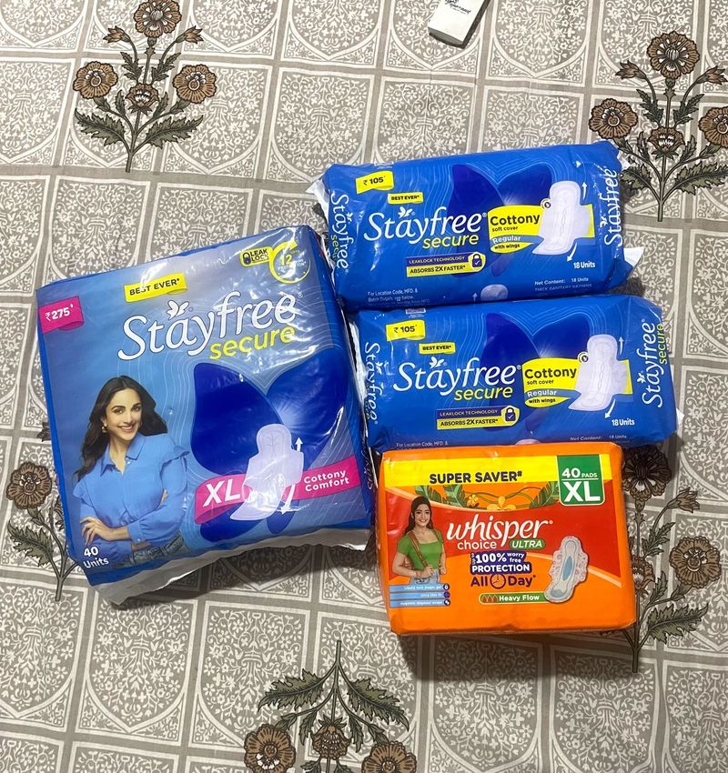 Feminine Hygiene Bundle sanitary pads