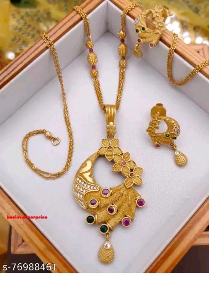 Feminine Colourful Jewellery Set