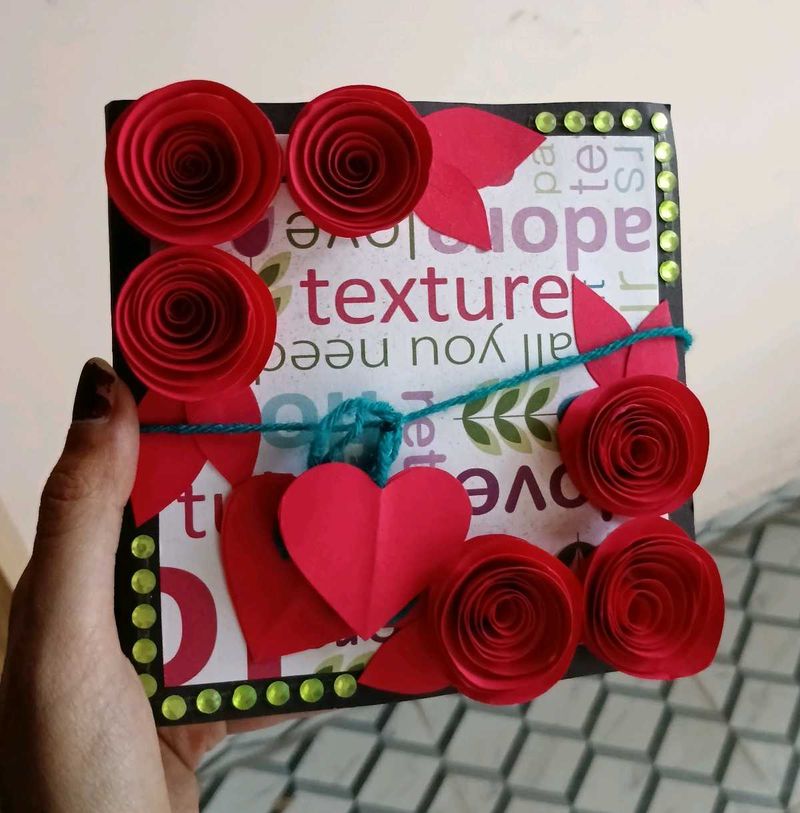Handmade Valentine&#39;s Day Card