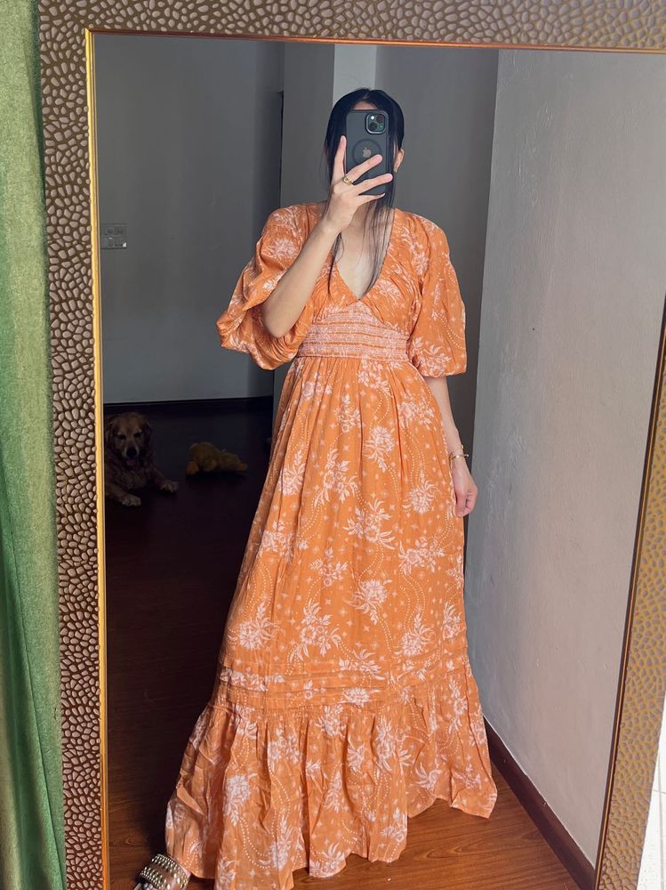 Golden Hour MAXI Dress in Mustard Yellow