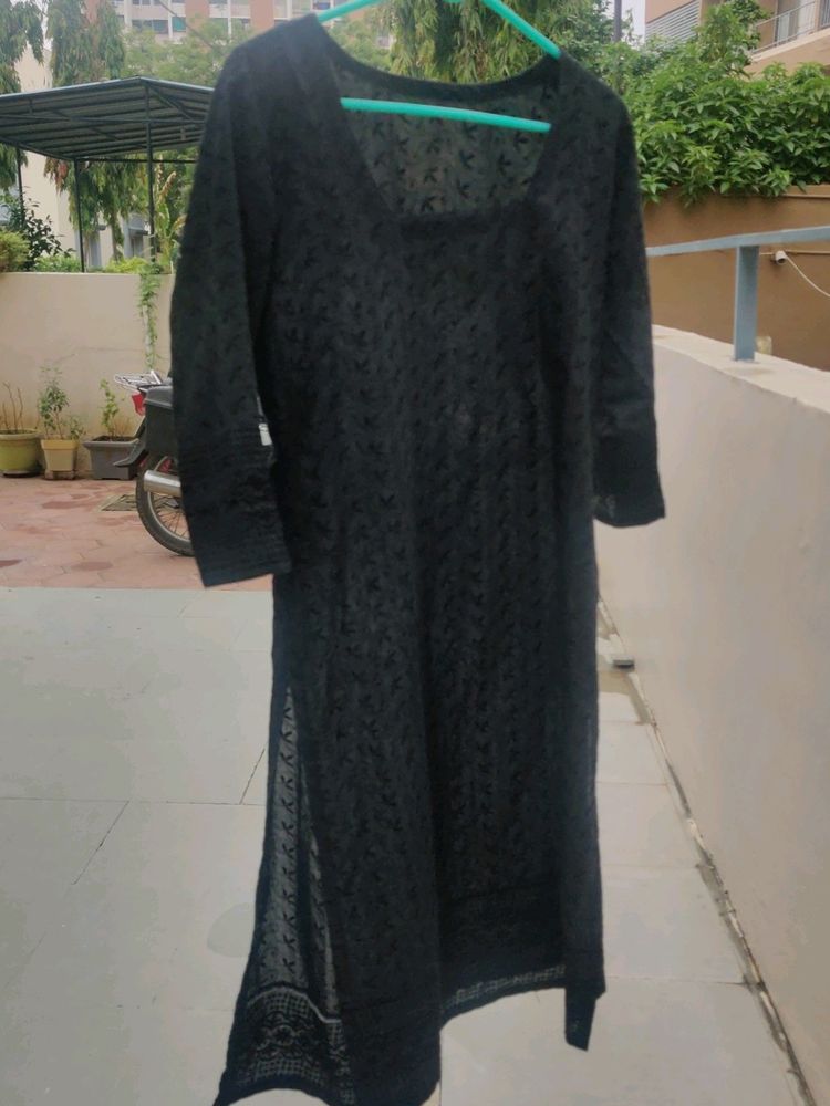 Black Kurta (Fit To 34-36 Bust Size)
