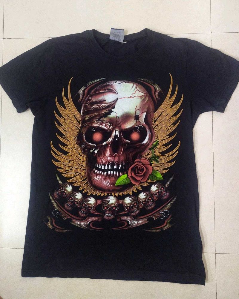 Skull &amp; Wings Graphic Tee💀🥀💀