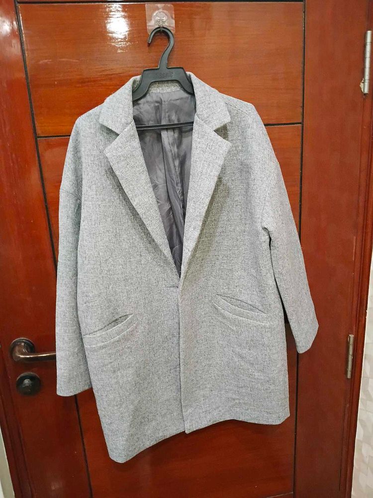Grey Overcoat - Stylish &amp; Warm (Men&amp;Women)