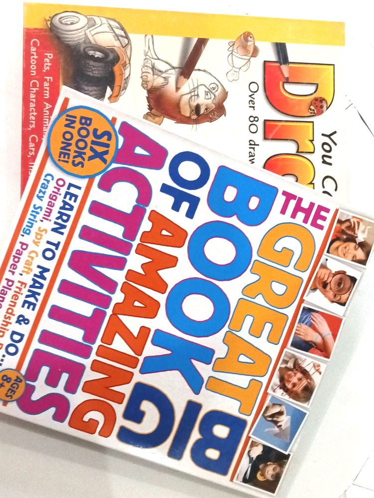 The Package Consists Of Two Books. You Can Draw And The Great Big Book Of Amazing Activities