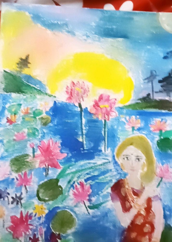 Lotus Painting