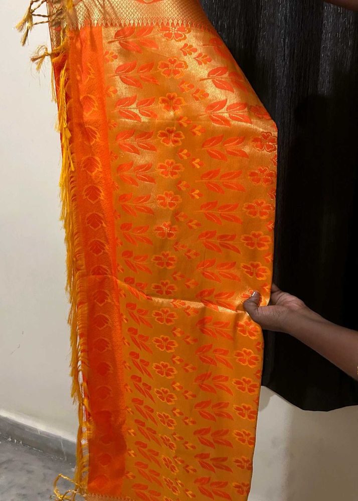 saree with blouse size upto 38