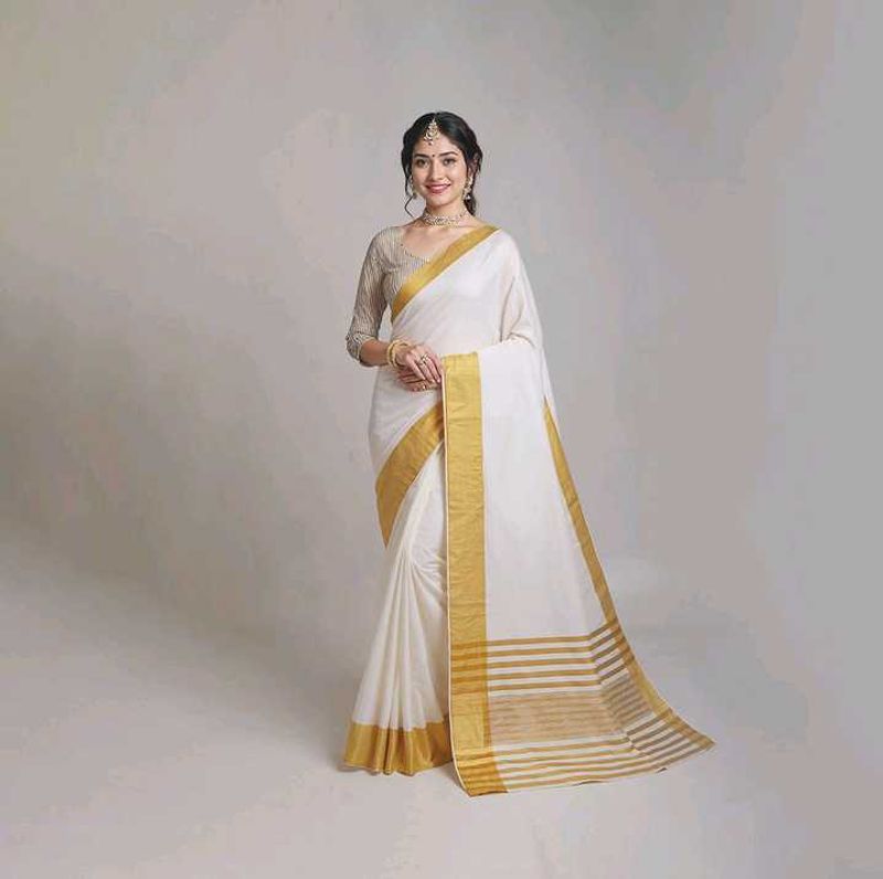 Kerala Kasavu Saree - Classic Elegance